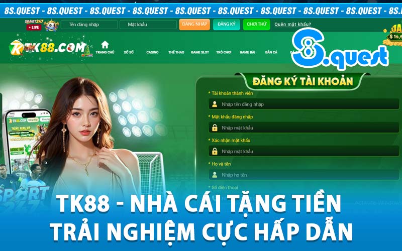 nhà cái tặng tiền